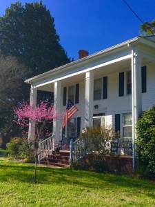 Spring view of our house